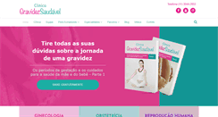 Desktop Screenshot of gravidezsaudavel.com.br