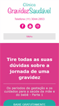 Mobile Screenshot of gravidezsaudavel.com.br