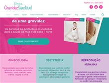 Tablet Screenshot of gravidezsaudavel.com.br